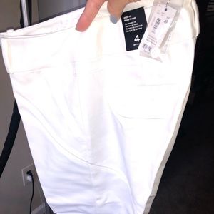Long white dress pants